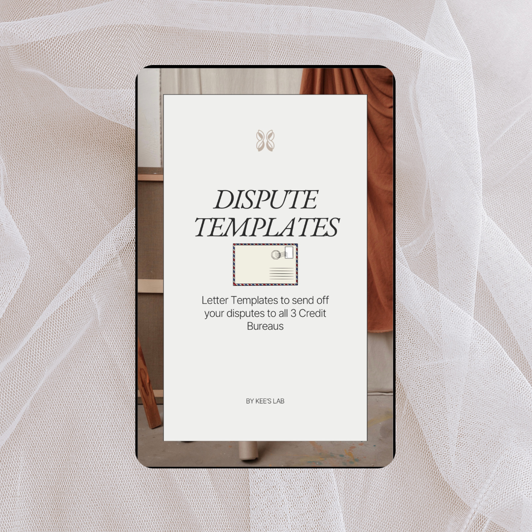 The Credit Fix Lab Ebook (BONUS: Dispute Template Ebook FREE)!!!!